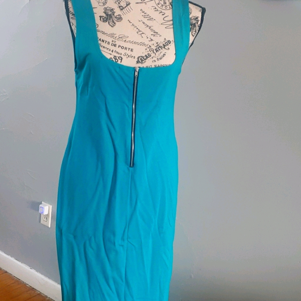 Turquoise dress